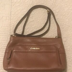 Calvin Klein Brown Crossbody Purse